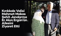 Vali Makas’tan Şehit Ailesine Ziyaret