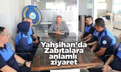 Yahşihan’da Zabıtalara anlamlı ziyaret