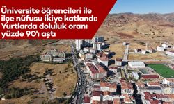 Üniversite öğrencileri ile ilçe nüfusu ikiye katlandı: Yurtlarda doluluk oranı yüzde 90'ı aştı