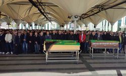 Devrilen konteynerin altında kalarak hayatını kaybeden adam son yolculuğuna uğurlandı