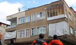 Kayseri’de 3 katlı bina yıkılma tehlikesi nedeniyle boşaltıldı