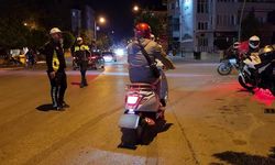 Motosiklet denetimlerinde 387 sürücüye ceza yazıldı