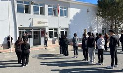 Okullarda deprem tahliye tatbikatı yapıldı