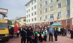 Şehitlik Ortaokulu’nda "Bir Okul, Bin Umut Gazze" yardım sergisi büyük ilgi gördü