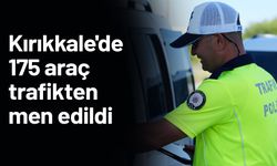 Kırıkkale'de 175 araç trafikten men edildi