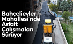 Bahçelievler Mahallesi’nde Asfalt Çalışmaları Sürüyor