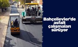 Bahçelievler’de asfalt çalışmaları sürüyor