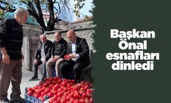 Başkan Önal esnafları dinledi