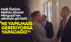Halil Öztürk, Mattia Ahmet Minguzzi’nin ailesiyle görüştü