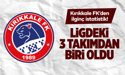 Kırıkkale FK’den ilginç istatistik! Ligdeki 3 takımdan biri oldu!