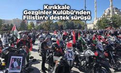 Kırıkkale Gezginler Kulübü’nden Filistin’e destek sürüşü