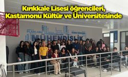 Kırıkkale Lisesi öğrencileri, Kastamonu Kültür ve Üniversitesinde