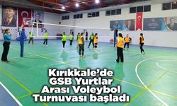 Kırıkkale’de GSB Yurtlar Arası Voleybol Turnuvası başladı