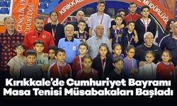 Kırıkkale’de Cumhuriyet Bayramı Masa Tenisi Müsabakaları Başladı