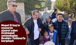 İbrahim Tatlıses, Neşet Ertaş'ın mezarını ziyaret etti