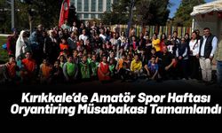 Kırıkkale’de Amatör Spor Haftası Oryantiring Müsabakası Tamamlandı