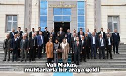 Vali Makas, muhtarlarla bir araya geldi