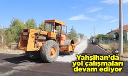 Yahşihan’da yol çalışmaları devam ediyor