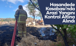 Hasandede Kasabası’nda Arazi Yangını Kontrol Altına Alındı
