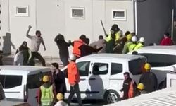 İnşaat işçileri arasında taşlı sopalı kavga