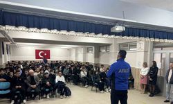 Öğrenciler afetler ve yangınlarla ilgili bilinçlendirildi