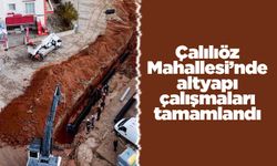 Çalılıöz Mahallesi’nde altyapı çalışmaları tamamlandı
