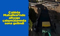 Çalılıöz Mahallesi’nde altyapı çalışmalarında sona gelindi