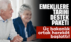 Emeklilere tarihi destek paketi! Üç bakanlık ortak harekât başlattı!