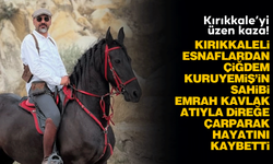 At üzerinde demir direğe çarpan adam hayatını kaybetti