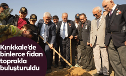 Kırıkkale’de binlerce fidan toprakla buluşturuldu