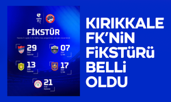 Kırıkkale FK’nin fikstürü belli oldu