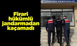 Firari hükümlü jandarmadan kaçamadı