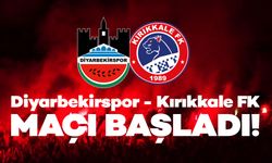 Diyarbekirspor - Kırıkkale FK maçı başladı
