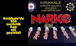 Kırıkkale’de 356 sentetik hap ele geçirildi