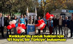 Kırıkkale’de çocuk hakları için ‘81 hayal, bir Türkiye’ buluşması