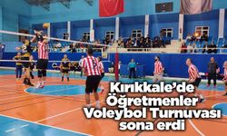 Kırıkkale’de Öğretmenler Voleybol Turnuvası sona erdi