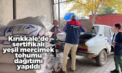 Kırıkkale’de sertifikalı yeşil mercimek tohumu dağıtımı yapıldı