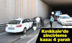 Kırıkkale’de zincirleme kaza: 4 yaralı