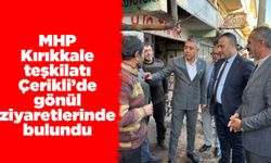 MHP Kırıkkale teşkilatı Çerikli’de gönül ziyaretlerinde bulundu