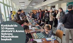 Kırıkkale’de 10 Kasım Atatürk’ü Anma Satranç Müsabakası Başladı