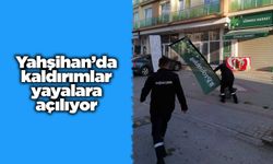 Yahşihan’da kaldırımlar yayalara açılıyor