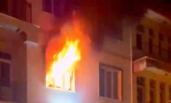 Apartmanda çıkan yangın ekiplerce söndürüldü