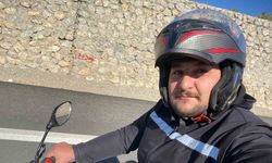 İddia uğruna yola çıktı, motosikleti ile bin kilometreyi aştı