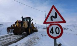 Karla kaplı yolda hayat kurtaran seferberlik