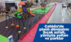 Çalılıöz’de planlı dönüşüm: Sıcak asfalt, yürüyüş yolları ve parklar