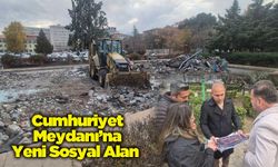 Cumhuriyet Meydanı’na Yeni Sosyal Alan