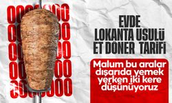 Evde lokanta usulü et döner tarifi: Lezzetin sırrı bu püf noktalarda