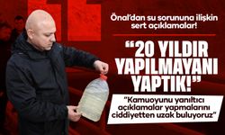 Ahmet Önal, "Suyumuzun Analiz Sonuçları Olumlu"