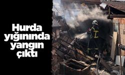 Hurda yığınında yangın çıktı