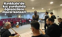 Kırıkkale’de kız yurdunda öğrencilere moral konseri